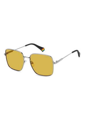 Gray Metal Sunglasses