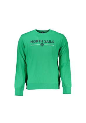 Green Cotton Sweater - S