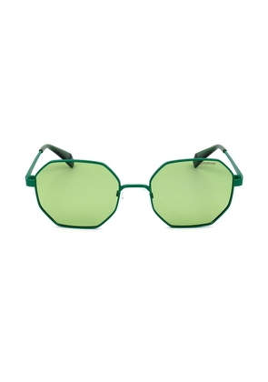 Green Metal Sunglasses