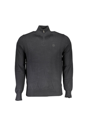 Black Cotton Sweater - XXL