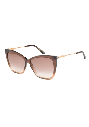 Brown Metal Sunglasses