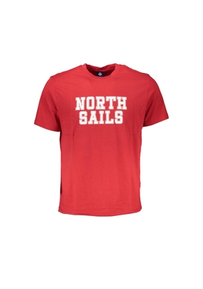 Red Cotton T-Shirt - S