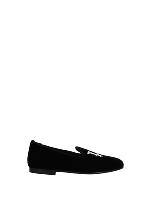 Black Velvet Loafer - EU36/US6