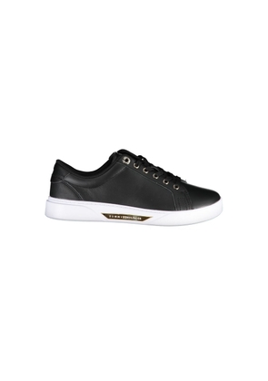 Black Leather Women Sneaker - EU36/US6