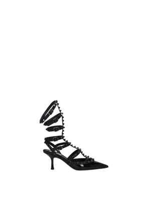Black Leather Sandal - EU36.5/US6.5