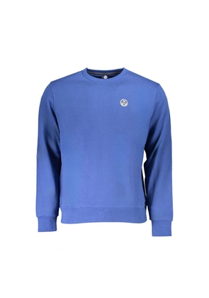 Blue Cotton Sweater - S