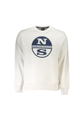 White Cotton Sweater - S