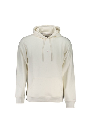 White Cotton Men Sweater - XL