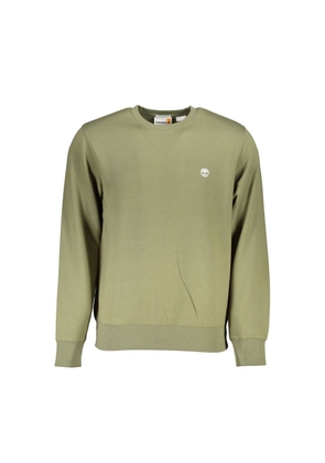 Classic Green Crew Neck Fleece Sweatshirt - S