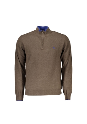 Half-Zip Contrast Detail Sweater - XXL