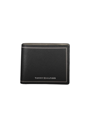 Black Leather Double Card Wallet