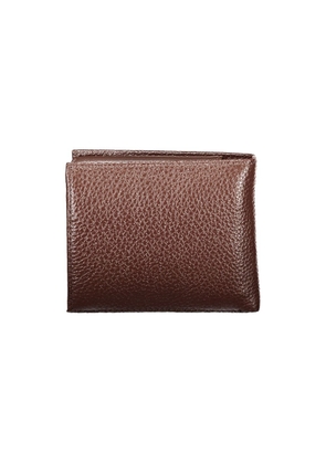 Elegant Brown Leather Bifold Wallet