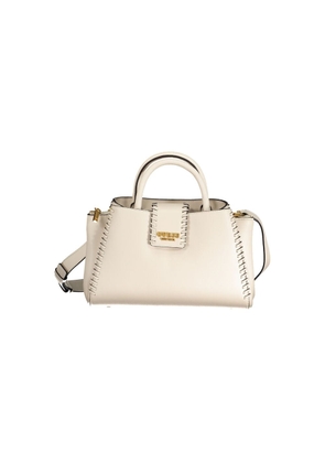 Beige Polyethylene Handbag
