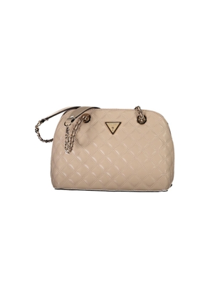 Beige Polyethylene Handbag