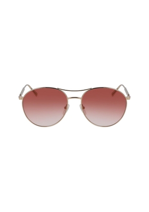 Rose Gold Metal Sunglasses
