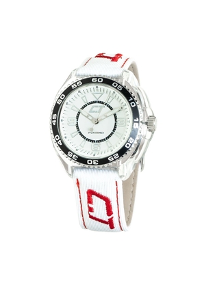 White Leather Watch