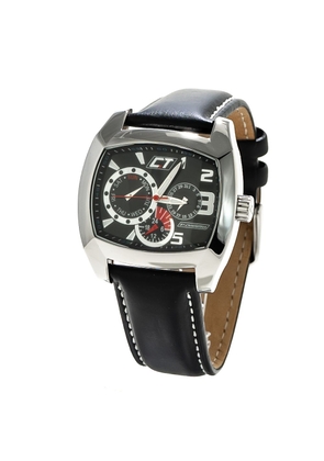 Black Leather Watch