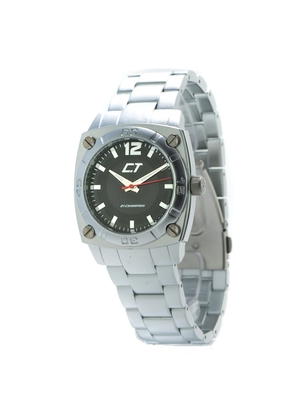 Silver Aluminum Watch