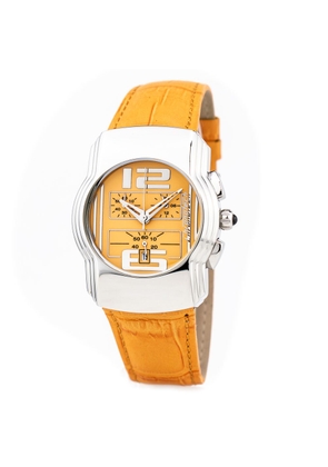 Orange Leather Watch