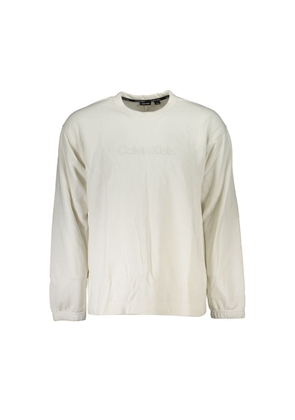 Elegant Crew Neck Sweater with Brushed Logo - S