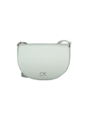 Light Blue Polyethylene Women Handbag