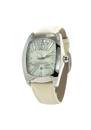 White Leather Watch