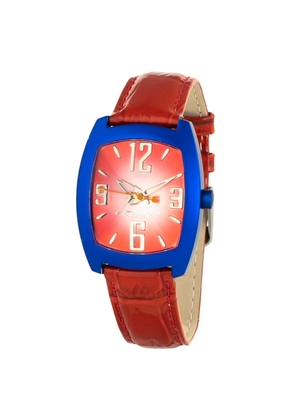 Red Leather Watch