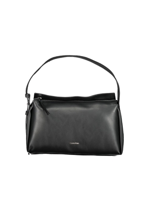 Black Polyester Handbag