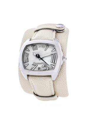 Beige Leather Watch