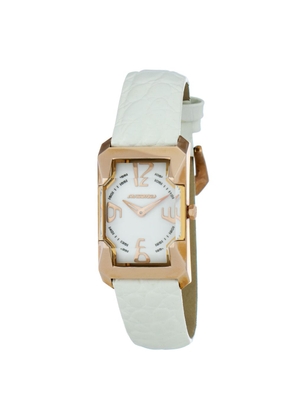 White Leather Watch