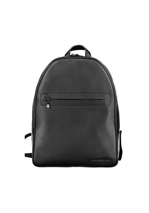 Black Polyester Backpack
