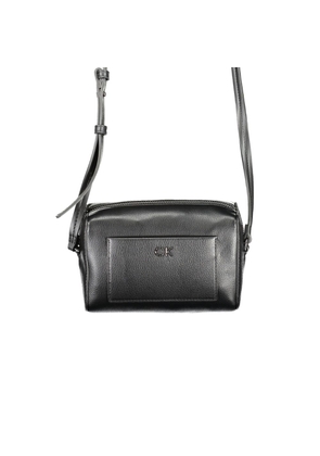 Black Polyester Handbag