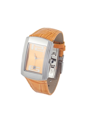 Orange Leather Watch