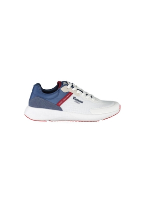 Sleek White Sports Sneakers with Contrast Accents - EU44/US11