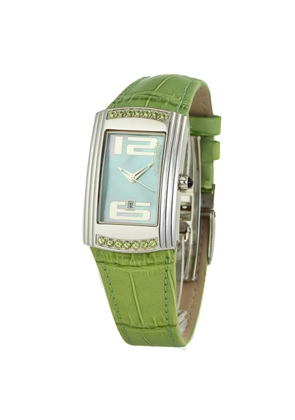 Green Leather Watch