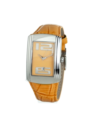 Orange Leather Watch