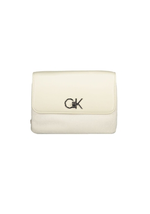 Beige Polyester Handbag