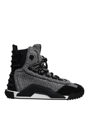 Gray Black NS1 High Top Boots Sneakers Shoes - EU37.5/US7