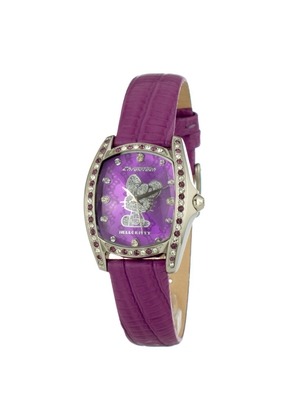 Purple Leather Watch