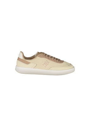 Beige Leather Women Sneaker - EU36/US6