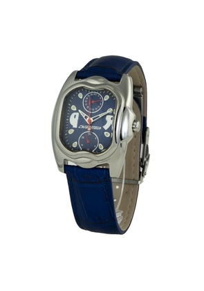 Blue Leather Watch