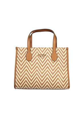 Brown Cotton Handbag