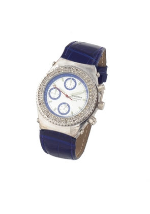 Blue Leather Watch