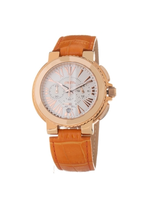 Orange Leather Watch