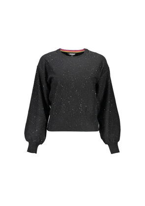 Black Polyester Sweater - XS