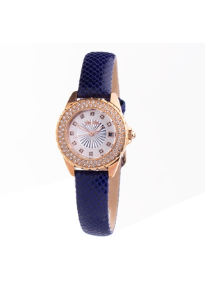 Blue Leather Watch