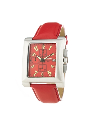 Red Leather Watch