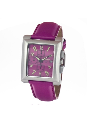 Purple Leather Watch