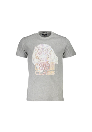 Brown Cotton Men T-Shirt - M