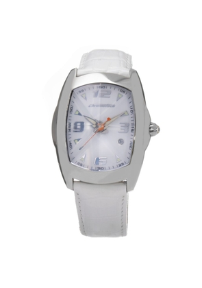 White Leather Watch